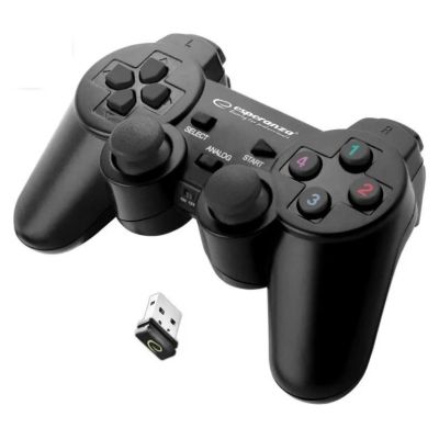 9. Esperanza EGG108K Wireless Gamepad (PC, PS3; black)