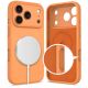 2. Tech-Protect Silicone MagSafe Case for iPhone 17 Pro Max - Orange