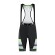 Rogelli HERO II Men's Cycling Shorts, Grey-Lime, L