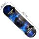 21. LION BEST SPORTING WOODEN SKATEBOARD