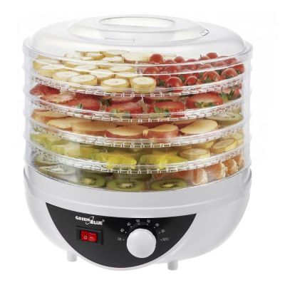 17. GREENBLUE MUSHROOMS, VEGETABLES AND FRUIT DEHYDRATOR, 5 SITCHES GB195
