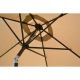 21. GARDEN UMBRELLA 300CM FOLDING BEIGE