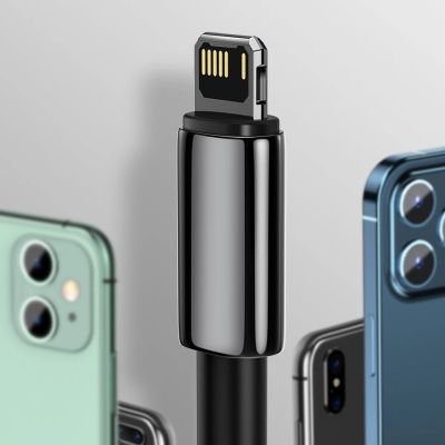 17. Baseus Tungsten USB - Lightning cable 2.4 A 1 m black (CALWJ-01)