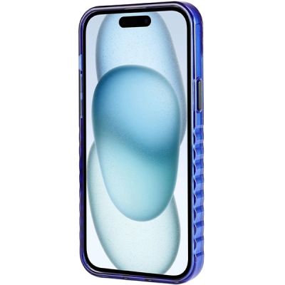 5. Audi IML Big Logo MagSafe case for iPhone 15 Plus / 14 Plus - blue