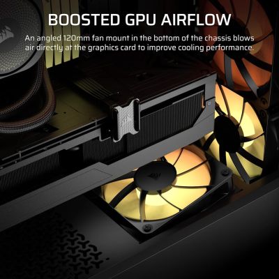 10. Corsair 3200D RS ARGB Mid-Tower Smoked case