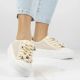 8. Women's mesh sneakers on the platform, beige, Filippo DTN7855