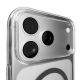 6. Puro Lite Mag TPU+PC Case Compatible with MagSafe for iPhone 17 Pro - Transparent with Gray Ring