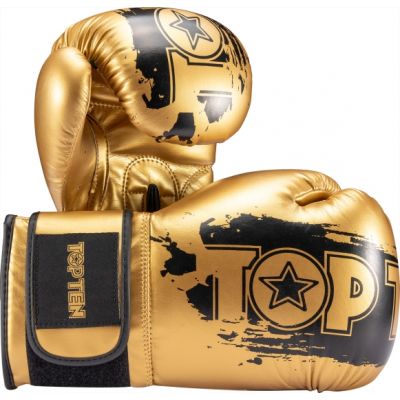 RTT-POWER INK GOLDEN STAR boxing gloves gold and black
