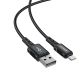 6. Acefast MFI USB - Lightning cable 1.8m, 2.4A black (C4-02 A Black)