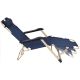 8. GARDA MULTI-POSITION TRAVEL CHAIR WITH HEADREST NAVY BLUE - BEIGE