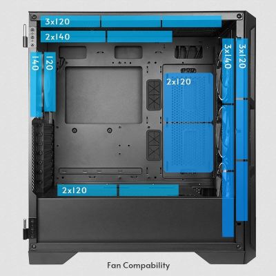 20. Chieftec APEX AIR GA-01B-M-OP ATX Midi Tower Black