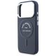 6. Karl Lagerfeld Embossed Open Ring RSG Logo MagSafe Case for iPhone 18 Pro Max / 17 Pro Max - Blue