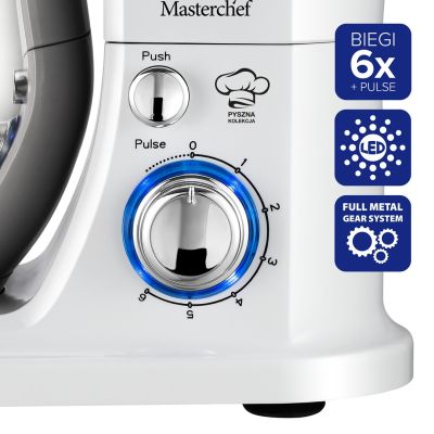 25. ELDOM WRK1300 DULCE PLANETARY ROBOT, 1300W, 5L, TRY ATTACHMENTS FOR WHIPPING, MIXING, KNEADING, REMOVABLE METAL BOWL