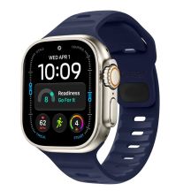 Tech-Protect Silicone Line Strap for Apple Watch 44 / 45 / 46 / 49 mm - Navy Blue