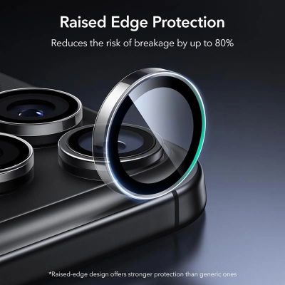 4. ESR Armorite Camera Protector for iPhone 14 Pro / Pro Max / 15 Pro / Pro Max / 16 Pro / Pro Max / 17 Pro / Pro Max - Clear