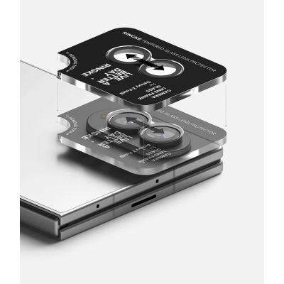 5. Ringke Camera Frame Protector 2-Pack for Samsung Galaxy Z Fold 8 - Black