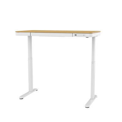 19. Tuckano Electric Height Adjustable Desk ET119W-C White/Oak. Desk top dimensions 120 x 60cm.