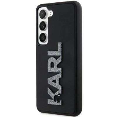 2. Karl Lagerfeld 3D Rubber Glitter Logo case for Samsung Galaxy S23 - black