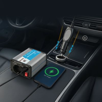 10. Extralink OPIM-500W 12V 500W Modified Sine Car Inverter