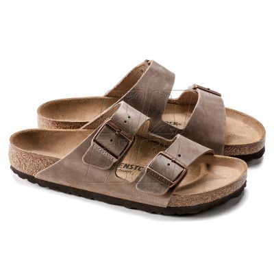 Birkenstock Arizona Tabacco Brown narrow men's flip-flops (0352203)