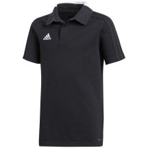 T-Shirt adidas Condivo 18 Cotton Polo JR CF4373 black