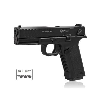 2. RANGER GL18 FULL AUTO BLOWBACK air pistol, 4.5 BBs, 18 shots. KWC