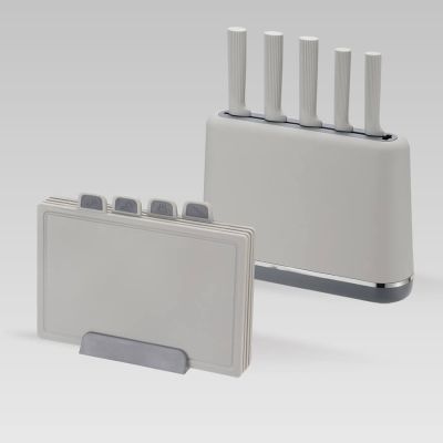 2. Set of knives and boards on a stand MR-1412-GREY MAESTRO