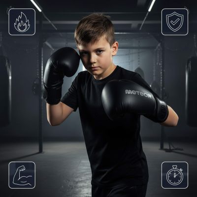 8. Meteor 4 oz Training Boxing Gloves, Velcro, PU