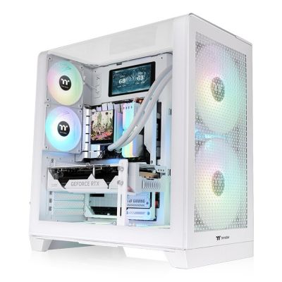 4. Geh Thermaltake View 390 Air Midi Tower Snow White retail case