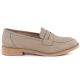 2. Beige leather loafers Jezzi SFY25128