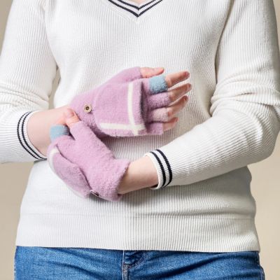 10. Women's/children's winter telephone gloves - pink
