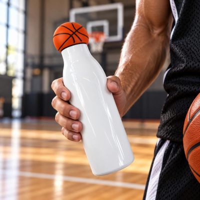6. 550 ML INSULATED BOTTLE BASKETBALL STAMINA
