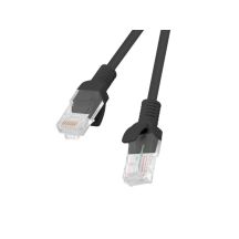 PATCHCORD CAT.6 UTP 1.5M BLACK FLUKE PASSED LANBERG 10-PACK