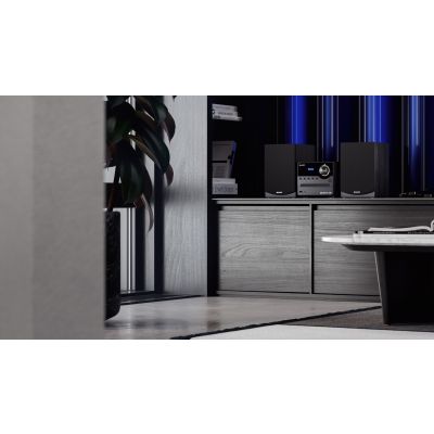 9. Sharp XL-B517D(BK) Micro Hi-Fi System, CD/FM/USB/Bluetooth v5.0, Aux-in, 45W, Black Sharp | Micro Hi-Fi System | XL-B517D(BK) | USB socket | Aux-in | Bluetooth connectivity | CD player | Black | FM radio | Wireless connection