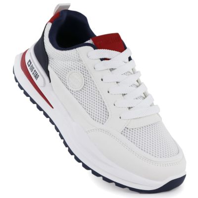 Men's white sports shoes Big Star TT174315