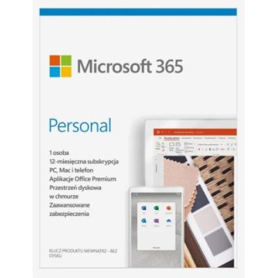 2. Microsoft 365 Personal PL (1 person; 5 devices; 12 months; physical version; Poland) (EP2-32454)