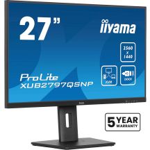 iiyama ProLite XUB2797QSNP-B1 monitor 27" 2560 x 1440 px Wide Quad HD LED Black