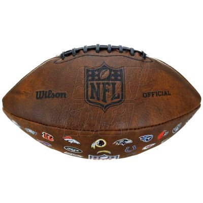 2. Wilson NFL Official Throwback 32 Team Logo Ball WTF1758XBNF32