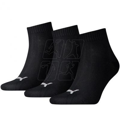 2. Puma Unisex Quarter Plain 3pak Socks 906978 32/27108000 12