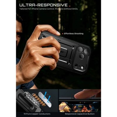 8. Supcase Unicorn Beetle Pro Case for iPhone 18 Pro / 17 Pro - Black