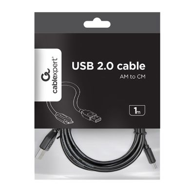 3. GEMBIRD CCP-USB2-AMCM-1M cable (USB 2.0 M - USB type CM; 1m; black)