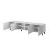 2. TV cabinet PAFOS 200x40x52 white matt