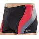 Men's swimming trunks 034 black-red M