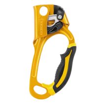 Petzl ASCENSION right-hand ascender, black and yellow