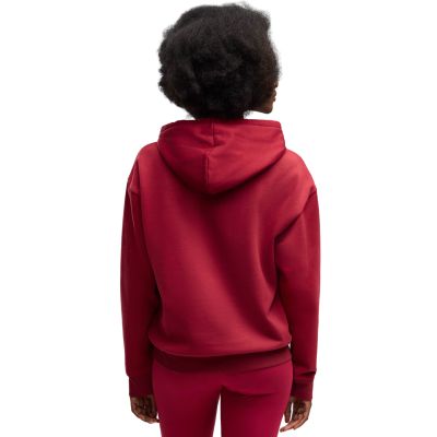 4. Women's Puma ESS Script Comfort Hoodie red 694136 23