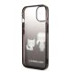 7. Karl Lagerfeld KLHCP14LTGKCK iPhone 14 Pro 6.1 "hardcase black / black Gradient Ikonik Karl & Choupette