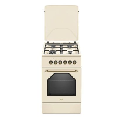 4. Retro Designe MPM-56-KRM-14 cream gas-electric cooker
