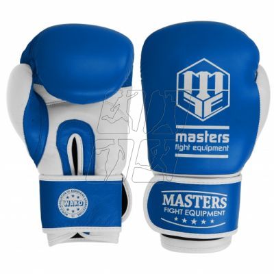 Leather boxing gloves MASTERS RBT-TRW 01210-02