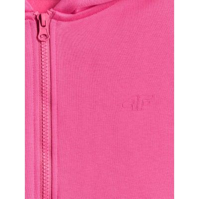 7. Girls' loose sweatshirt with hood 4F 4FJRSS26TSWSF2715-54S