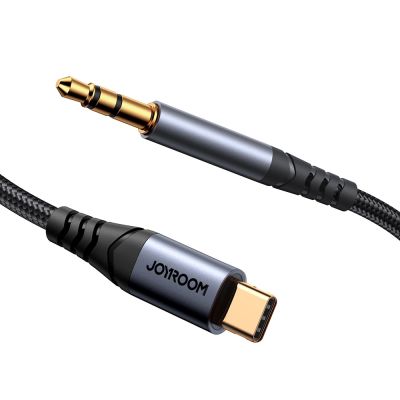 4. Joyroom Audio Transfer Series SY-A07 Mini Jack 3.5mm/USB-C Cable 1.2m - Black